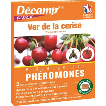 2 phéromones contre le ver de cerise Décamp' Radical - CREA