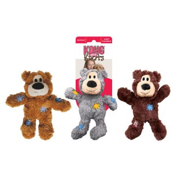 Peluche sonore pour chien Kong ours - Medium