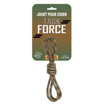 Corde à noeuds en huit - Task Force - Anka - Petit et moyen chien - 30 cm