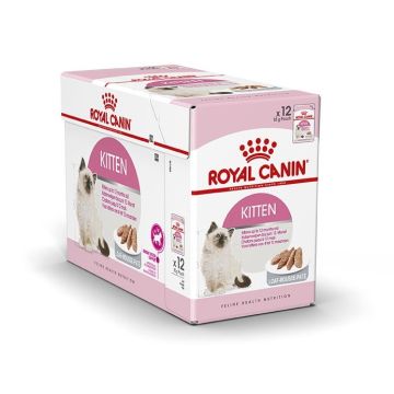 Aliment chat humide - Royal Canin - Kitten Instinctive mousse - 12 x 85 g
