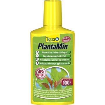 Tetra PlantaMin 250 ml - Engrais mensuel universel pour plantes aquatiques