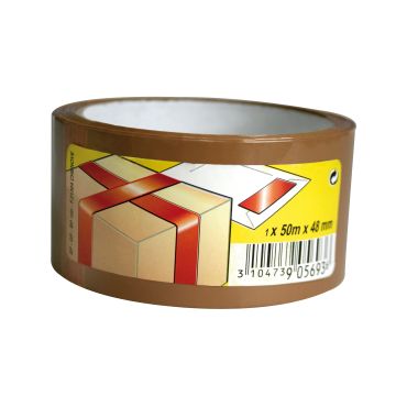 Ruban adhésif d'emballage - 3M - Marron - 50 m x 48 mm