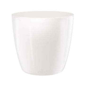 Pot Brussels Diamond Rond - Elho - 30 cm - Blanc