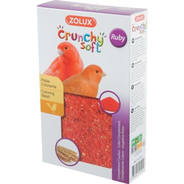 Crunchy Soft Ruby 150 g Zolux - Pâtée d'élevage pour oiseaux domestiques
