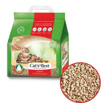 Litière original - Cat's Best - fibre de bois - 20 L