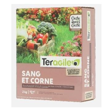 Corne broyée et sang desséché - Teragile - 2kg  