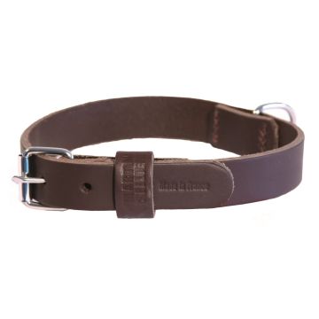 Collier droit en cuir - Martin Sellier - 20 mm x 45 cm