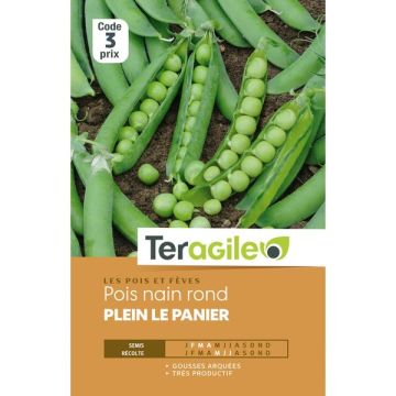 Pois nain plein le panier - Graines - Teragile