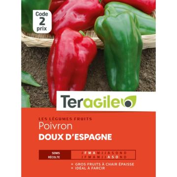 Poivron doux d'espagne - Graines - Teragile