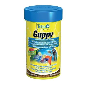 Aliment complet pour guppies Tetra Guppy - Zolux - 100 ml