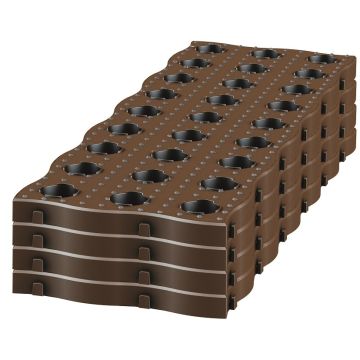 Dalles de potager Maxi Garantia - 70 x 24 cm - Lot de 4