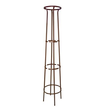 Tuteur colonne col évasé - Moulin Louis - fer vieilli - 200 cm