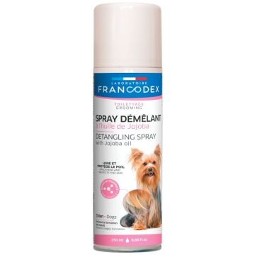 Spray démêlant à l'huile de jojoba pour chiens - Francodex