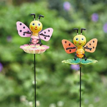Piquet de bordure Abeilles - Loony Stakes - Peint à la main