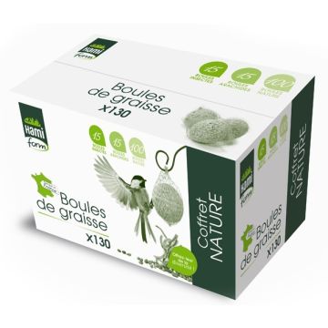 Boules de graisse pour oiseaux - Hami Form - carton x130 