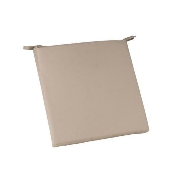 Assise de chaise Monte-Carlo - Jardin privé - 39 x 39 x 5 cm - Taupe
