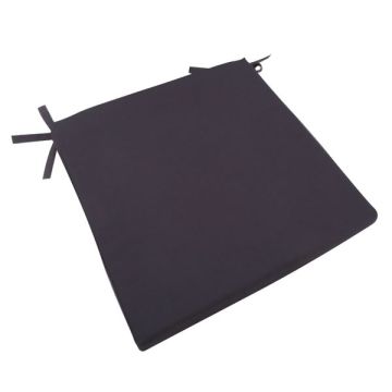 Assise de chaise Monte-Carlo - Jardin privé - 39 x 39 x 5 cm - Ardoise