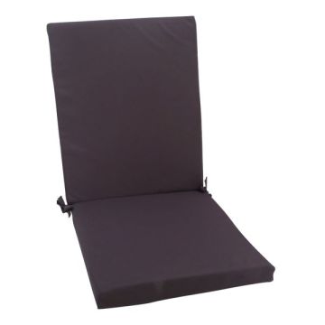 Coussin Fauteuil HD Monte-Carlo - Jardin privé - 90 x 43 x 5 cm - Ardoise