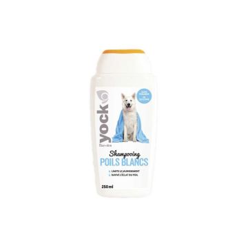 Shampoing pour chien à poils blancs - Yock Bien-Être - 250 ml