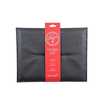 Coussin Galette chaise Bistro - Fermob - 38 x 28 cm  - Carbone