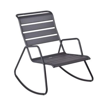 Rocking chair Monceau - Fermob - 68 x 78 x 88 cm - Carbone