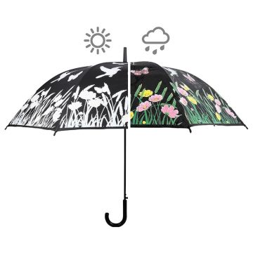 Parapluie oiseau couleurs changeantes - Esschert Design - Ø 116,5 x 91,2 cm