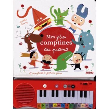 Mes jolies comptines au piano - Livre enfant