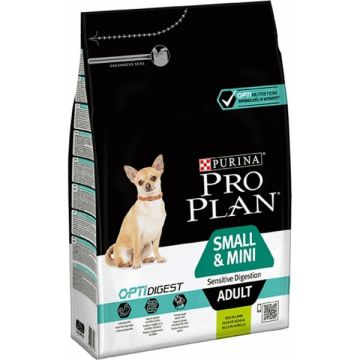 PRO PLAN Small & Mini Adult Sensitive Digestion avec OPTIDIGEST Riche en Agneau- 3 KG - Croquettes pour petits chiens