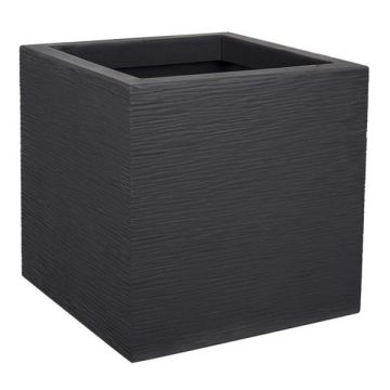 Pot carré Graphit UP - EDA - 21 L - Gris Anthracite