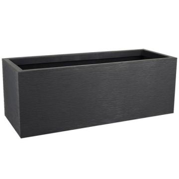 Jardinière Graphit UP - EDA - 79,5 X 29,5 X 29,5 cm - 57 L - Gris Anthracite