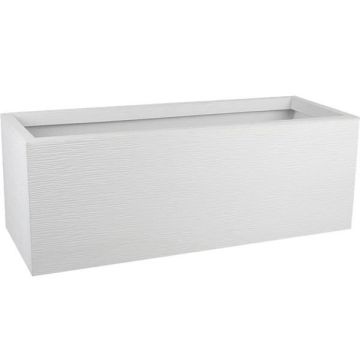 Jardinière Graphit UP - EDA - 79,5 X 29,5 X 29,5 cm - 57 L - Blanc Cérusé