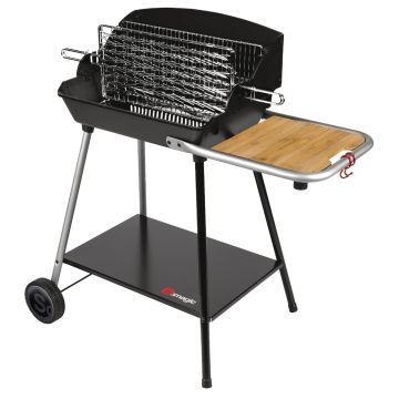 Barbecue Exel Grill - Somagic - Charbon de bois - cuve en fonte - soufflerie turbomagic -  99x58.5x96.5 cm