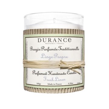 Bougie parfumée traditionnelle 180 gr Linge Propre
