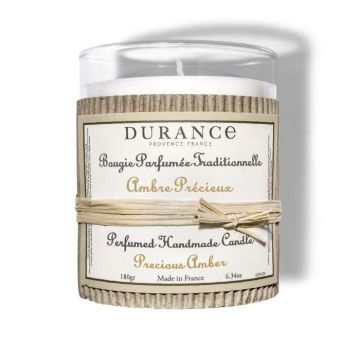 Bougie parfumée traditionnelle 180 gr Ambre Précieux