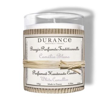 Bougie parfumée traditionnelle 180 gr Camélia Blanc