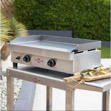 Plancha Samba double - Krampouz - inox - gaz - 2x1500 W - 60x37x21 cm