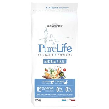 Croquettes Medium Adulte - Pure Life - 12 kg