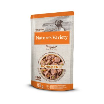 PÂTÉE AU POULET MINI ADULT -  - NATURE'S  VARIETY - 150 GR