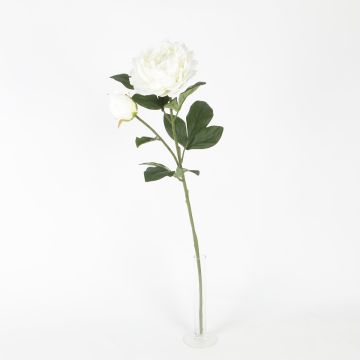 Pivoine artificielle - Blanc - 76 cm