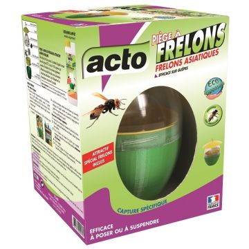 Piège à Frelons - Acto - Piège + sachet attractif 25 g + bouchon