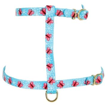 Harnais Nylon Butterfly pour chat - Zolux - 10 mm - Bleu