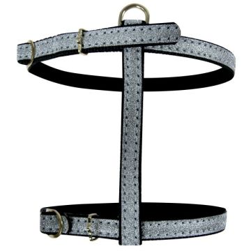 Harnais réglable Lamé pour chat - Zolux - 10 mm - Noir