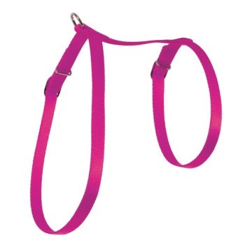 Harnais Nylon réglable pour chat - Zolux - Rose Fuchsia