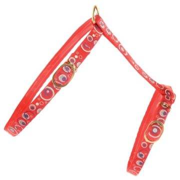 Harnais Sphère pour chat - Zolux - 10 mm - Rouge