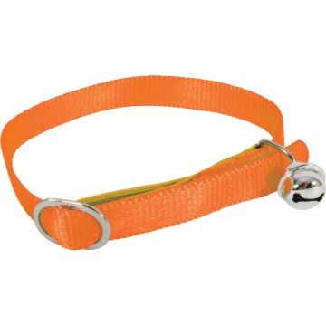 Collier Nylon pour chat - Zolux - Réglable - Orange