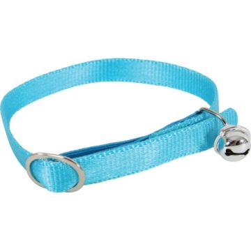 Collier Nylon pour chat - Zolux - Réglable - Bleu turquoise