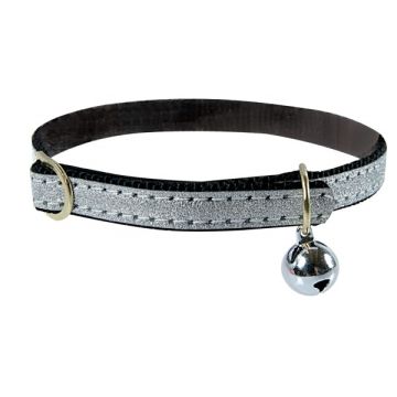 Collier Lamé pour chat - Zolux - 30 cm / 10 mm - Noir