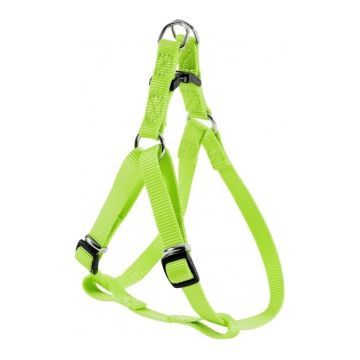 Harnais Nylon Baudrier pour chien - Zolux - 20 mm - Vert Anis
