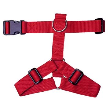 Harnais Nylon pour chien - Zolux - 25/35 cm - Rouge