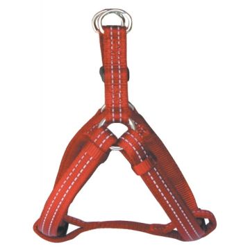 Harnais réfléchissant Reflex Cushion pour chien - Zolux - 10 mm - Rouge